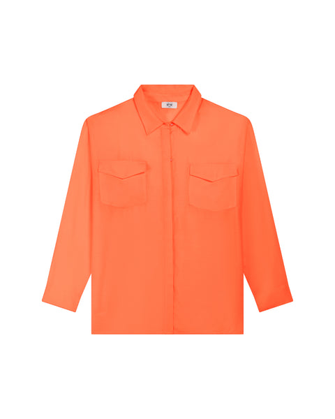 HUK Chemise de pêche à manches longues avec double tête pour femme, Teinture spirale - Verre de plage, T- Petit