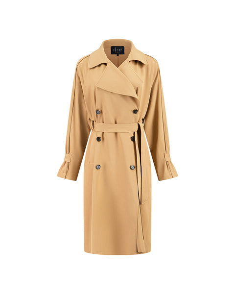 Belt Trenchcoat Damen GÃ¼rtel Hinten Binden Trenchcoat GÃ¼rtel