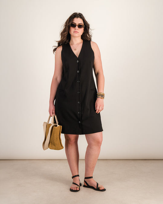 Cassie Dress Black Women | Alm Black Cassie Dress Black Women | Alm Black
